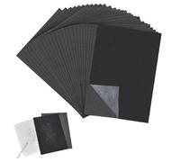 200Pcs Carbon Paper for Tracing, Copy Paper, Black A4 Carbon Paper, Transfer Paper Ultra Thin and Light for Art Craft Projects Paper Wood Glass Metal Ceramic Clay Office or Home Use