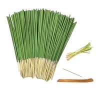 200PCS Citronella Incense Sticks, Lemongrass Scented Sticks with Wooden Incense Stick Holder, keep Bugs and Insects away, 30 Mins Burning for Outdoor Garden Camping Patio Home & Indoor Relaxation