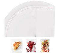 200PCS Clear Cellophane Bags 7.5x5.1 Inch Thicken Self Seal Cellophane Bags for Candy Cookies Decorative OPP Sweet for Gifts Jewelry Supplies, Self Seal, B