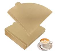 200Pcs Coffee Filter Papers, Disposable Unbleached Cone Filter Papers for V60 Coffee Dripper Size 01 for Coffee Dripper & Pour Over Coffee Maker, 1-2 Cups