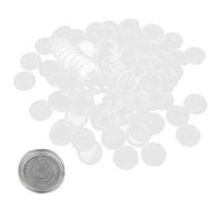 200Pcs Coin Holder 20mm Protective Clear Plastic Toy Coin Collection Supplies Stackable Silver Dollar Capsules for Collectors