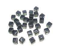 200Pcs Colorful 6 Sided Acrylic Dices 8mm D6 Cubes Square Corner Clear Kids Educational Board Game