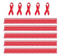 200PCS Colorful Ribbon Lapel Pins Solidarity Ribbon Pins Ribbon Texture Suitable for Volunteer and Nonprofit Event