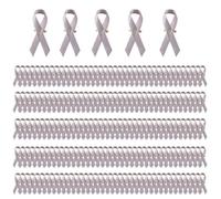 200PCS Colorful Ribbon Lapel Pins Solidarity Ribbon Pins Ribbon Texture Suitable for Volunteer and Nonprofit Event