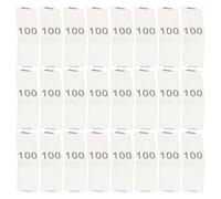 200pcs Cotton Size Labels for Garments, Easy to Sew, Beige