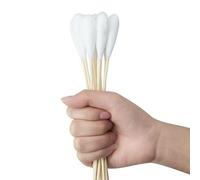200pcs Count 6" Cotton Swabs Wooden Sticks Cotton Tipped Applicator