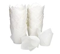 200pcs Cupcake Liners, Brand Name Standard Greaseproof Paper Baking Cups Muffin Liners Holders Perfect for Bridal Showers, Baby Showers, Birthday Parties, Banquets, and Catering Events (White)