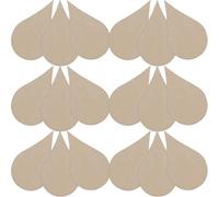 200pcs Cutouts for Water Drop Wood Unfinished Creative