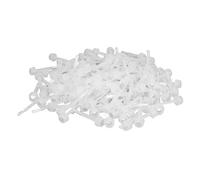 200pcs Dip Powder Liquid Replacement Brush, Nail Art Tool with Soft Brush Head, Professional Base Top Coat Replacement Brushes for Gel Polish and Nail Art Designs, Durable Resin Ma