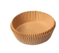 200pcs Disposable Air Fryer Paper Baking Airfryer Papers Supplies Square Bakeware Kitchen for Air Fryer(L,Round)