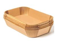 200pcs Disposable Air Fryer Paper Non-Stic Kitchen Baking Airfryer Mat Oilproof Micro-Wave Barbecue Pad Liner Accessories for Air Fryer