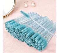 200PCS Disposable Eyelash Spoolies, Mascara Wands for Eyelash Extensions, Soft Eyebrow Brush Applicators, Sanitary Lash Grooming Tools for Professional Salon and Home Use (Blue)