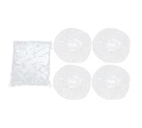 200pcs Disposable Shower Cap with Elastic Band, One Size Fits Most | Water Splash Barrier for Showering and Facial Cleansing, Hygienic Single Use, for Women and Salon Professionals