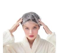 200PCS Disposable Shower Caps, Plastic Clear Hair Cap Large Thick Waterproof Bath Caps for Women & Men Unisex Reusable Travel Essentials for Deep Conditioning, Hair Treatment, Hotel, Spa, and Home Use