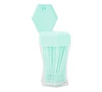 200Pcs Double Head Toothpicks, Dental Floss BrushPicks Interdental Brush Colorful Plastic Teeth Cleaning Sticks Tooth Flossing Oral Dental Brush Cleaning Tool for Hotels, Homes