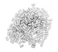 200pcs Double Hole Aluminium Wire Rope Crimping Sleeve for Steel