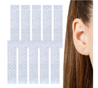 200Pcs Ear Seeds Gold Ear Seeds Acupuncture Auricular Sticker Self-Care Acupressure Beads Ear Seeds for Anxiety Acupressure Massage Earseed Patch Studs for Men Women Relax