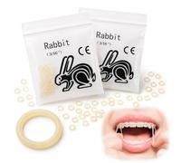 200pcs Elastic Rubber Bands - Multi-Purpose Latex Bands for Craft, Hair, Office, DIY, Dog Grooming - 3/16" 4.5OZ - Reusable Stretchable Bands for Household & Workshop Use
