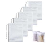 200PCS Empty Tea Bags,Muslin Bags,Reusable Tea Bag,Spice Bouquet Garni Bags,for Brewing Teas,Soups,Spices and Storing Loose Teas,Coffees(9 x 7 cm)