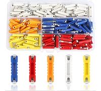 200Pcs European Automotive Fuse Old Car Fuses Continental Fuses Car Torpedo Fuses 5A 8A 10A 16A 25A for European Vintage Old Style Classic Cars