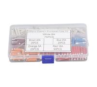 200PCS European Automotive Set, Torpedo Shaped Car Kit with Plastic Storage Box, 5 Types Color Coded for Vintage Classic Cars and Two Wheelers