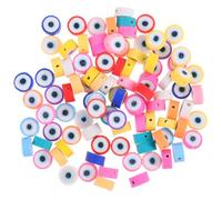 200pcs Evil Eye Polymer Clay Spacer Beads for DIY Jewelry Making