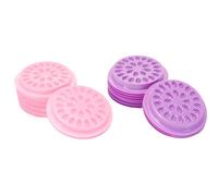 200PCS False Lash Glue Holder Lash Trays for Lash Extensions Lash Pads Disposable Eyelash Glue Holder Plastic Glue Pallet Pad for Eyelash Extensions, Women Girls Eyelash Extension Supplies