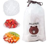 200PCS Fresh Keeping Bags,Reusable Elastic Food Storage Covers, Plastic Bowl Covers with Elastic Edging Stretch Plastic Wrap Bowl Covers