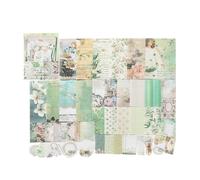 200pcs Garden Post Office Collection Light Paper Material Pack DIY Handbook Collage Journal Notebook Scrapbook Envelope(B)