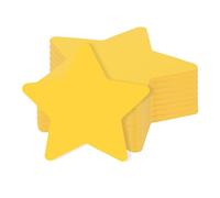 200pcs Gold Star Cutouts, 4in Double Sided Paper Cut out Star Shape Die Cuts for Classroom Bulletin Board Party Wall Decoration & DIY School Craft Projects