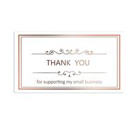 200PCS Greenery Leaves Watercolor Thank You Card For Small Shop Gift Decoration Greeting Appreciation For Birthday(Color 12)