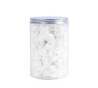 200Pcs Heart Ink Caps with Base Silicone Disposable Pots Tattoo Pigment Cup for Tattooing Supplies (White)