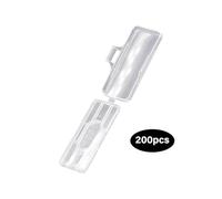 200Pcs Industrial Cable Box Set Includes Clear Window Vibrations Proof Fastener For Professional Installations Industrial Identification Systems