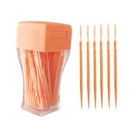 200pcs Interdental Brush Watermelon Red Toothpick Cleaners for Oral Care Gently Remove Plaque Food Debris Lightweight Easy to Carry for Healthy Gums
