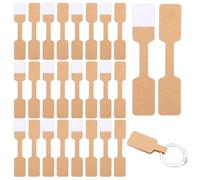 200pcs Jewelry Price Tags Stickers Jewelry Tags for Pricing, Small Price Tag Self Adhesive Blank Barbell Label Bracelet Labels Tag for Necklace Earring Rings