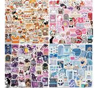 200PCS Kindle Stickers Set - Waterproof Book Lover Stickers for Kindle, Books & Bottles | Reading Gifts for Teens/Adults