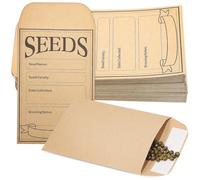 200pcs Kraft Paper Seed Packet Envelopes Mini Storage Bags