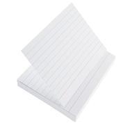 200pcs Lined Index Cards Heavy Duty Horizontal Note Cards for Office | Ruled One Side, Blank Reverse, Smooth Writing Surface, for Study Sessions, Classroom Use, Binders
