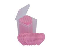 200Pcs Lint Free Nail Wipes Heart Shape Eyelash Extension Glue Wipes Non-Woven Fabric Lash Glue Wipe Nail Polish Remover Wipes Nail Glue Remover