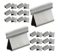 200pcs Loose Leaf Paper Clip Dispenser Stainless Steel Mini Clips