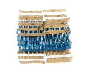 200Pcs/lot 1W 1% Metal Film Resistor 20 Value 10 ohm-1M ohm Assortment Kit BIANMTSW