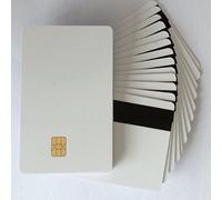 200pcs/Lot 2 in1 FM4442 Chip with Hi-Co Magnetic Stripe PVC Blank Card Printable