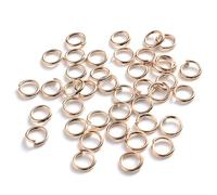 200pcs/Lot 3 4 5 6 7 8 10mm Mix Jump Rings Open Split Ring for Jewelry Making Connector Findings DIY Accessories Supplies
