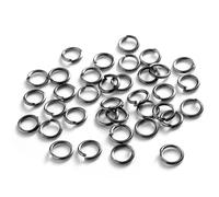 200pcs/Lot 3 4 5 6 7 8 10mm Mix Jump Rings Open Split Ring for Jewelry Making Connector Findings DIY Accessories Supplies