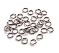 200pcs/Lot 3 4 5 6 7 8 10mm Mix Jump Rings Open Split Ring for Jewelry Making Connector Findings DIY Accessories Supplies