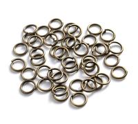 200pcs/Lot 3 4 5 6 7 8 10mm Mix Jump Rings Open Split Ring for Jewelry Making Connector Findings DIY Accessories Supplies