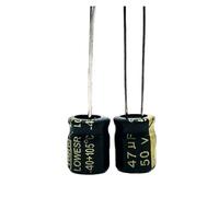 200pcs/lot Q02 high frequency low impedance 50v 47UF aluminum electrolytic capacitor size 6 * 7 47UF 20% MQXFCZUX