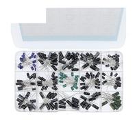 200pcs/lot Radial capacitors set 15Values 10V 16V 25V 50V 0.1uF-220uF Electrolytic Capacitor Assortment Kit 0.22uf 2.2uf 100uf IDGTTLDF