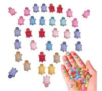 200PCS Luminous Mini Turtles, Glow in The Dark Resin Turtles for DIY Craft, Garden, Aquarium & Potted Plants Decorations - Cute Mini Animals for Kids, Party Favors, and Home Decor (Random Colors)