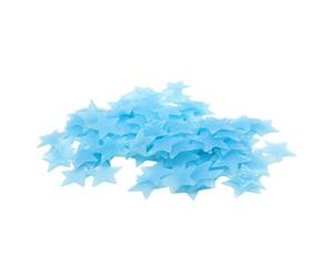 200Pcs Luminous Stars Wall Stickers, Blue Wall Ceiling Glow in The Dark Stars Stickers for Celling for Childrens Rooms, Baby, Children Bedroom